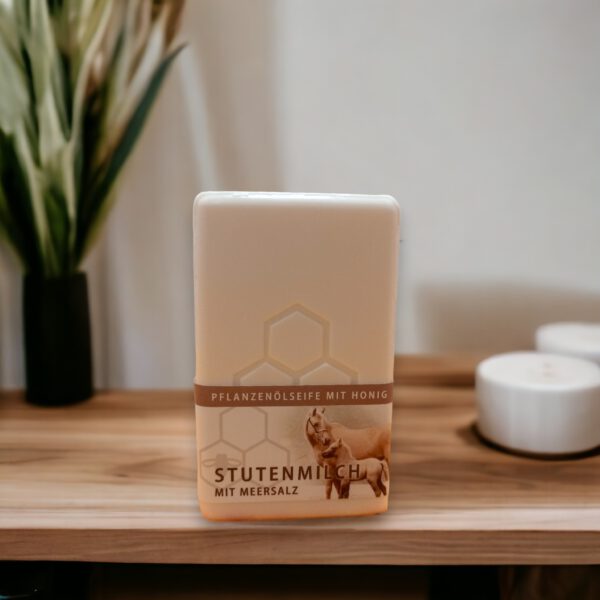 Honigseife mit Stutenmilch Pflanzenöl Seife